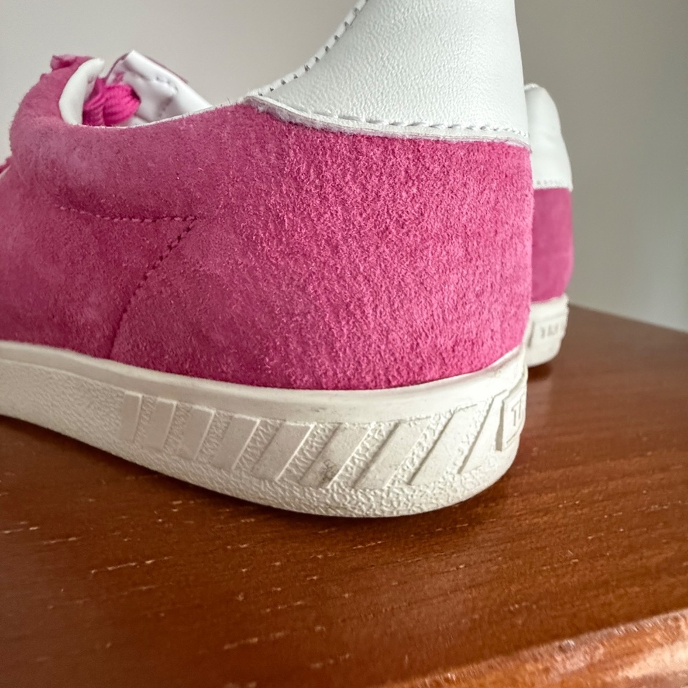 Tretorn Camden 3 Pink White Suede Sneakers Women's Size 7 - Picture 7 of 15